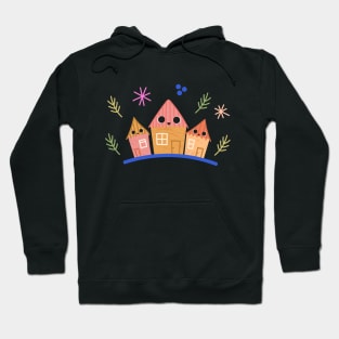 Cute Winter Houses Hoodie